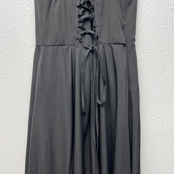 Marthea Womens Maxi Dress Large Corset Fairygoth Renaissance Witchy Regency Boho - Picture 9 of 14